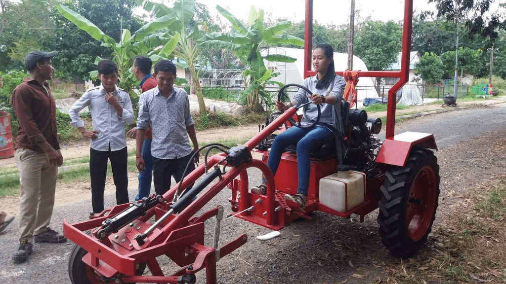 Oggun Tractor in Cambodia